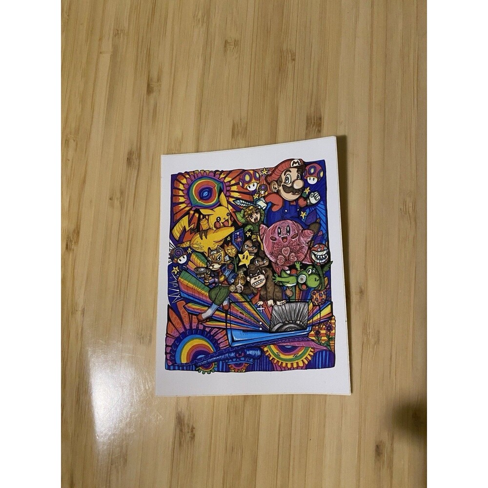 Smash Bros Sedona artist sticker
